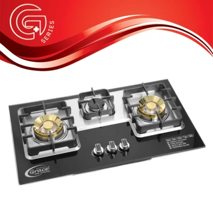 GSH-01-G+ Built-in Glass Hob (3 Burner) (G+ Series)
